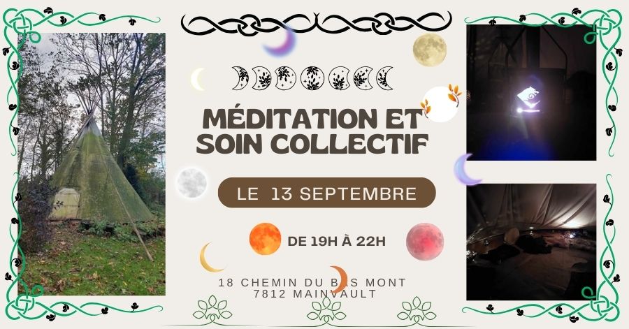 Une soirée dédiée à la méditation et à la guérison collective.